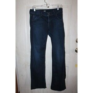 Hudson Boot Jeans Womens Size 28 Medium‎ Light Wash Denim Flap Pockets RN#107906